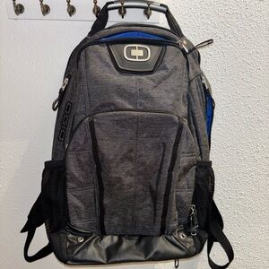 OGIO Gray and Black Men’s Backpack - Tech Organizer Pack